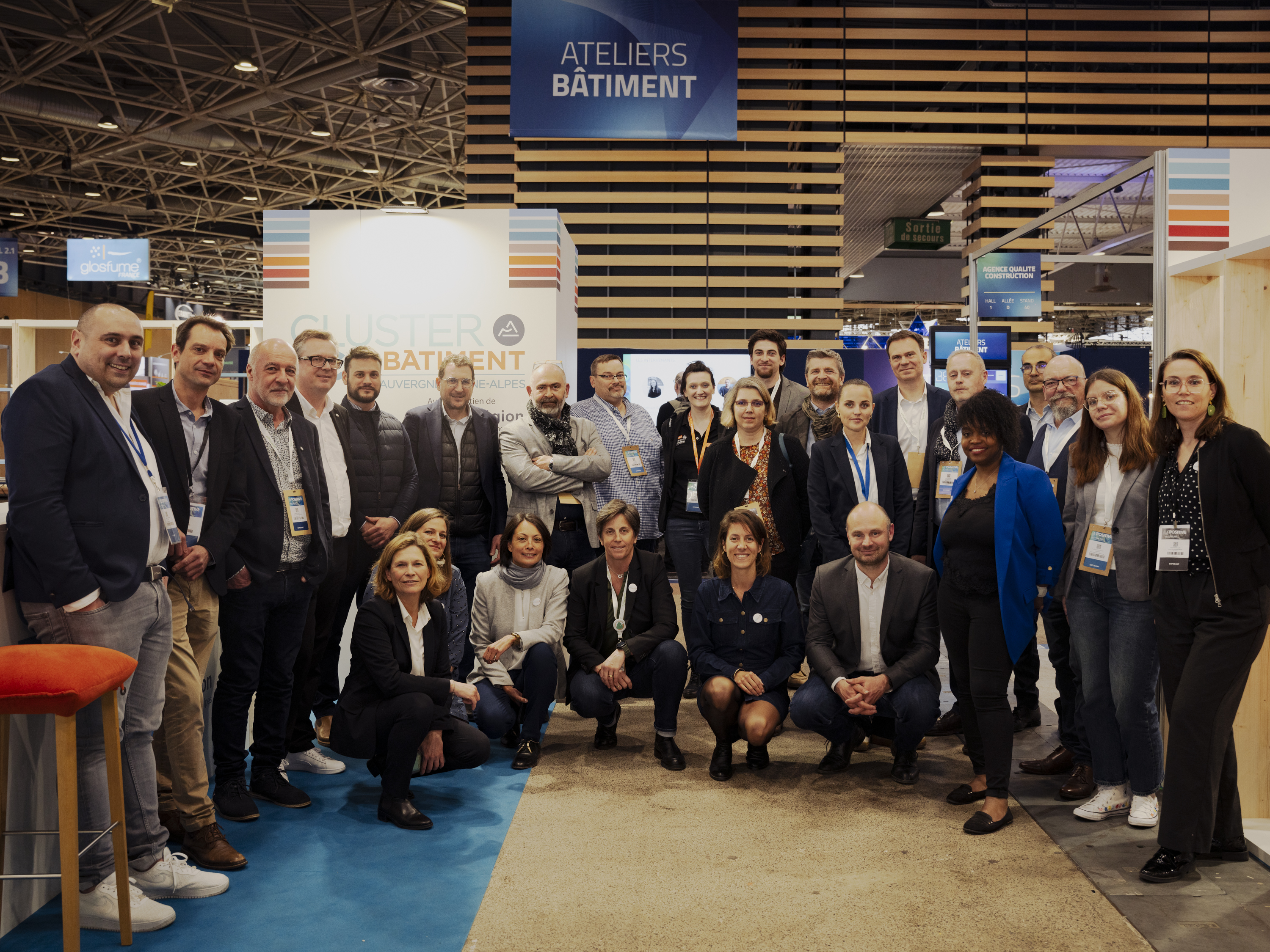 Photo de groupe au salon BePositive 2025